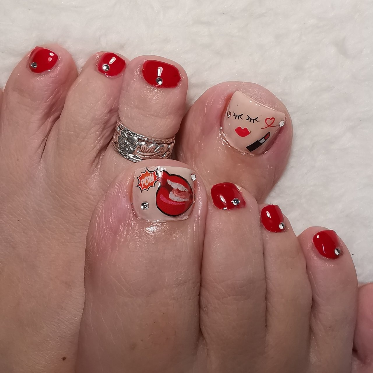 夏 オールシーズン パーティー 女子会 フット Reveのネイルデザイン No ネイルブック