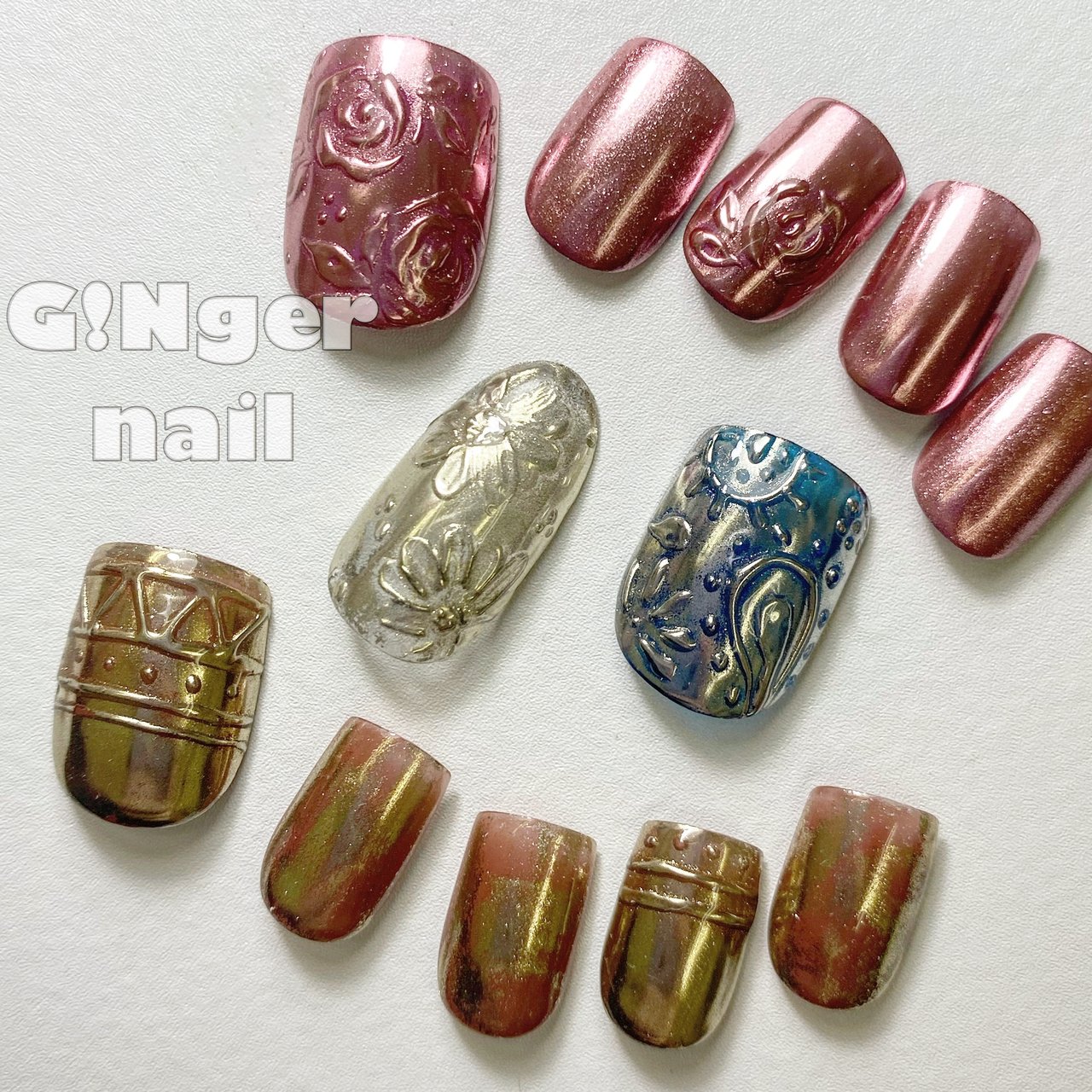 夏 秋 冬 オールシーズン フット Ginger Nail 代々木 ジンジャーネイルのネイルデザイン No ネイルブック