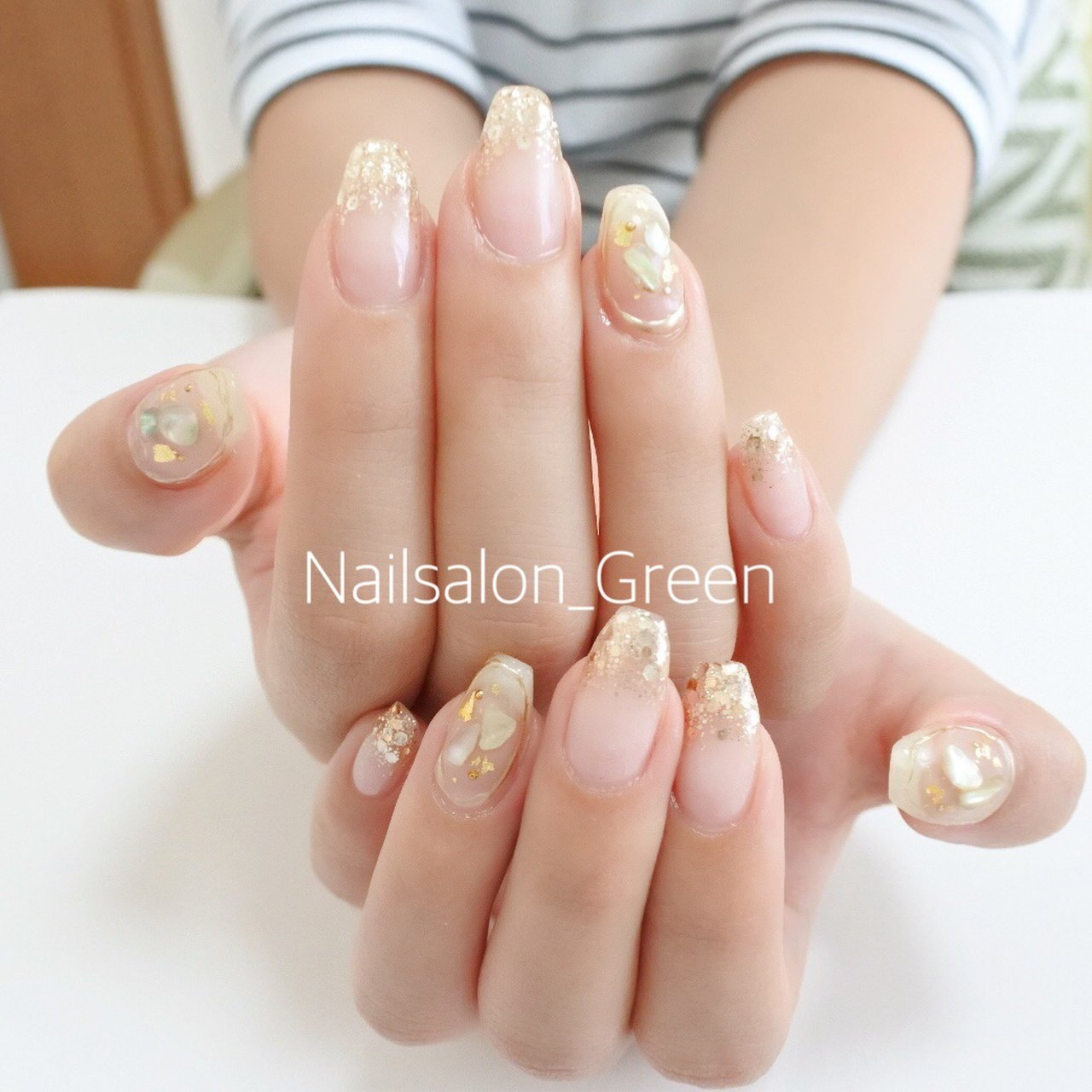 夏 旅行 海 リゾート ハンド Nailsalon Greenのネイルデザイン No ネイルブック