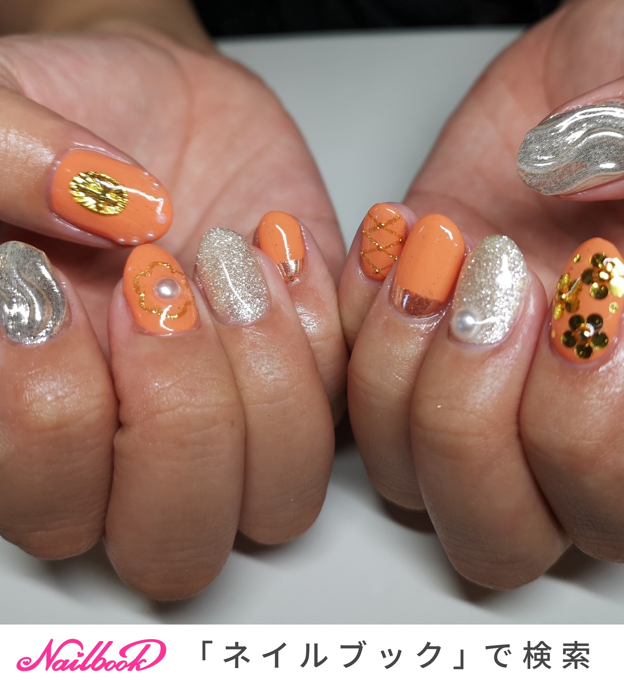 新品箱付き◆Rene ルネ◆ピンバッチブローチ オレンジクリアストーン キラキラ Multi Gem Flower Ring | Pasand by ne Quittez pas | パサン