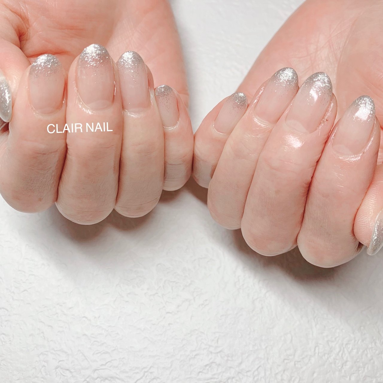 オールシーズン オフィス グラデーション ラメ Nail Salon Clair クレール のネイルデザイン No ネイルブック