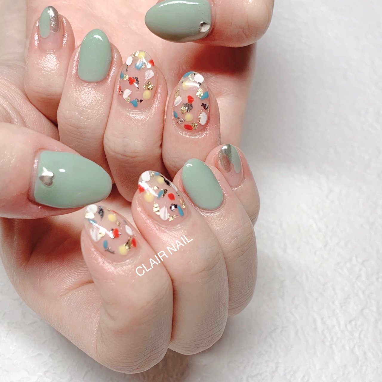春 夏 海 リゾート ハート Nail Salon Clair クレール のネイルデザイン No ネイルブック