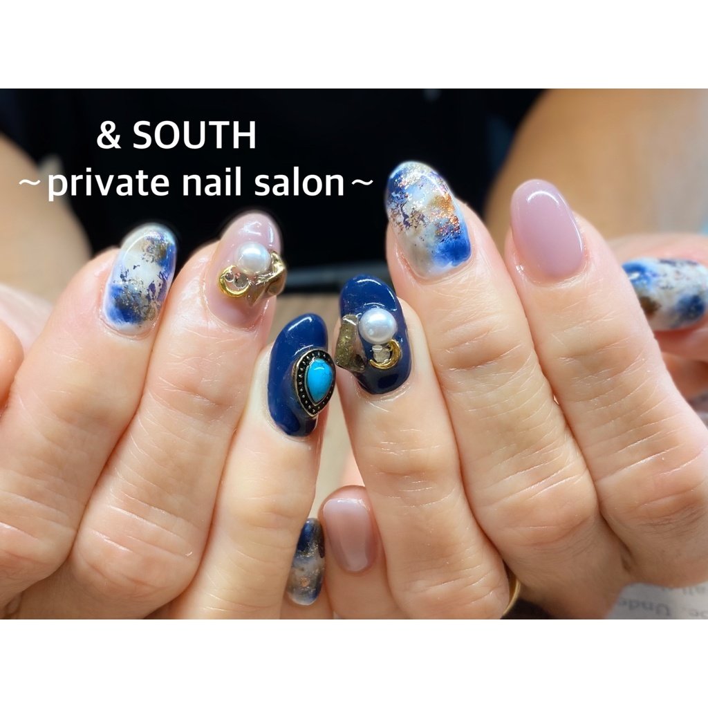 夏 旅行 海 リゾート ハンド South Private Nail Salon のネイルデザイン No ネイルブック