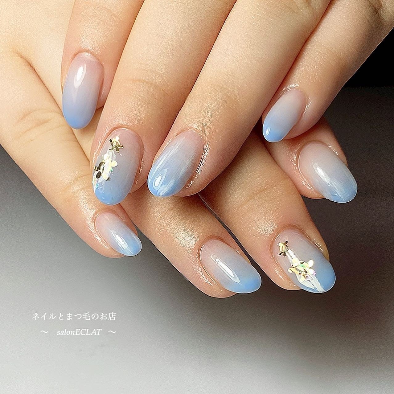 夏 女子会 ハンド シンプル グラデーション Mikaのネイルデザイン No ネイルブック