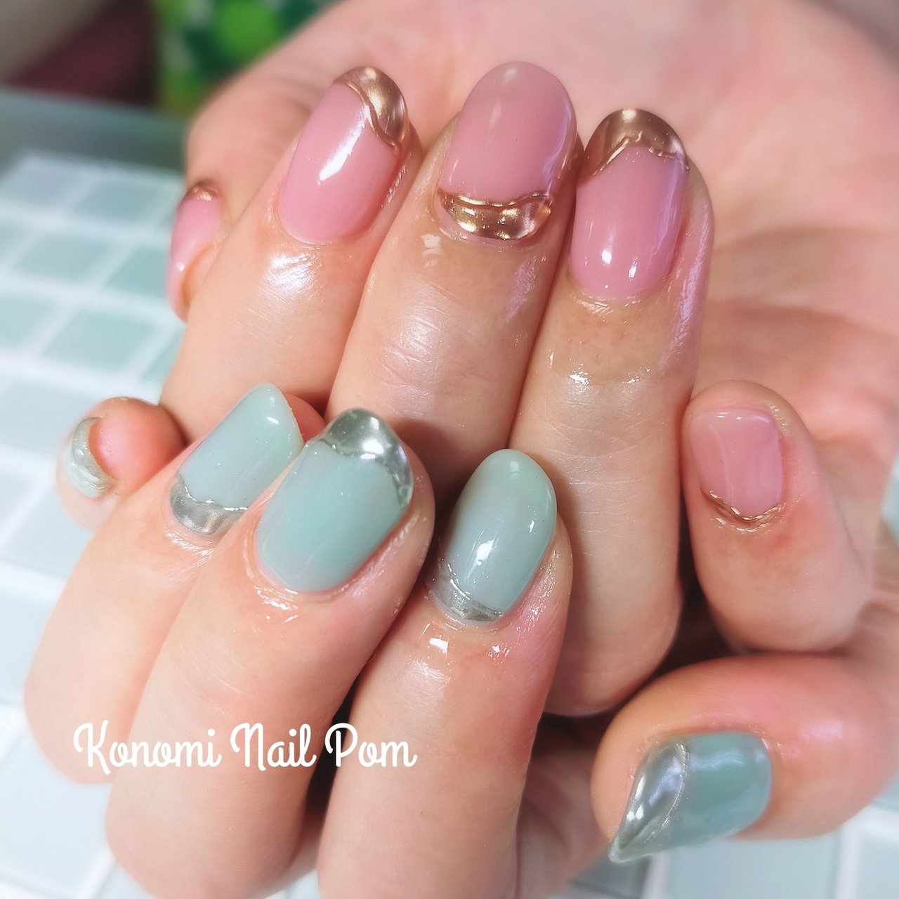 オールシーズン オフィス パーティー デート ハンド Nail Salon Pomのネイルデザイン No ネイルブック