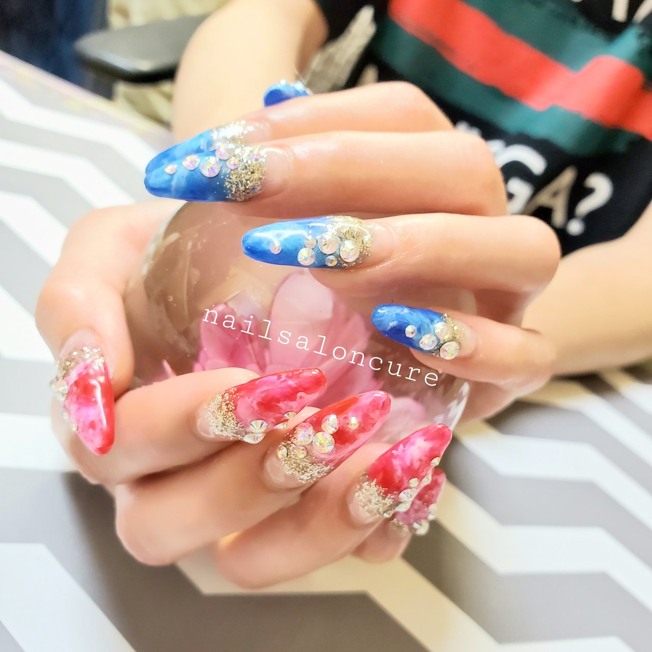 夏 旅行 リゾート ライブ ハンド Nailsaloncureのネイルデザイン No ネイルブック