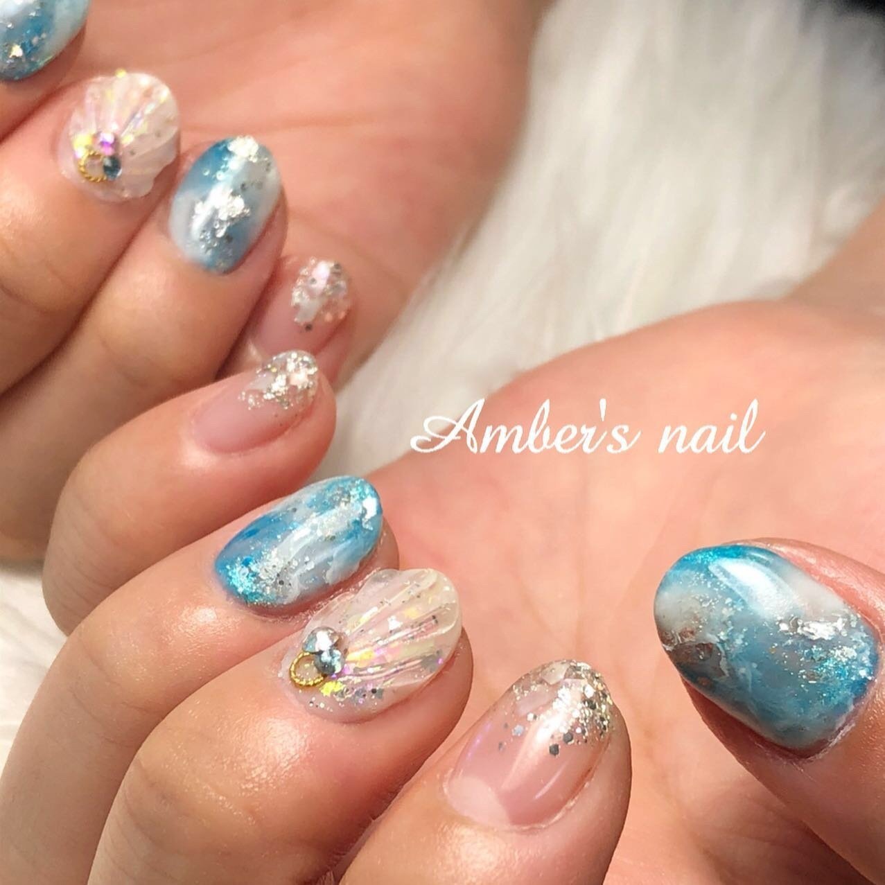 夏 海 デート 女子会 ハンド Amber S Nail アンバーズネイルのネイルデザイン No ネイルブック