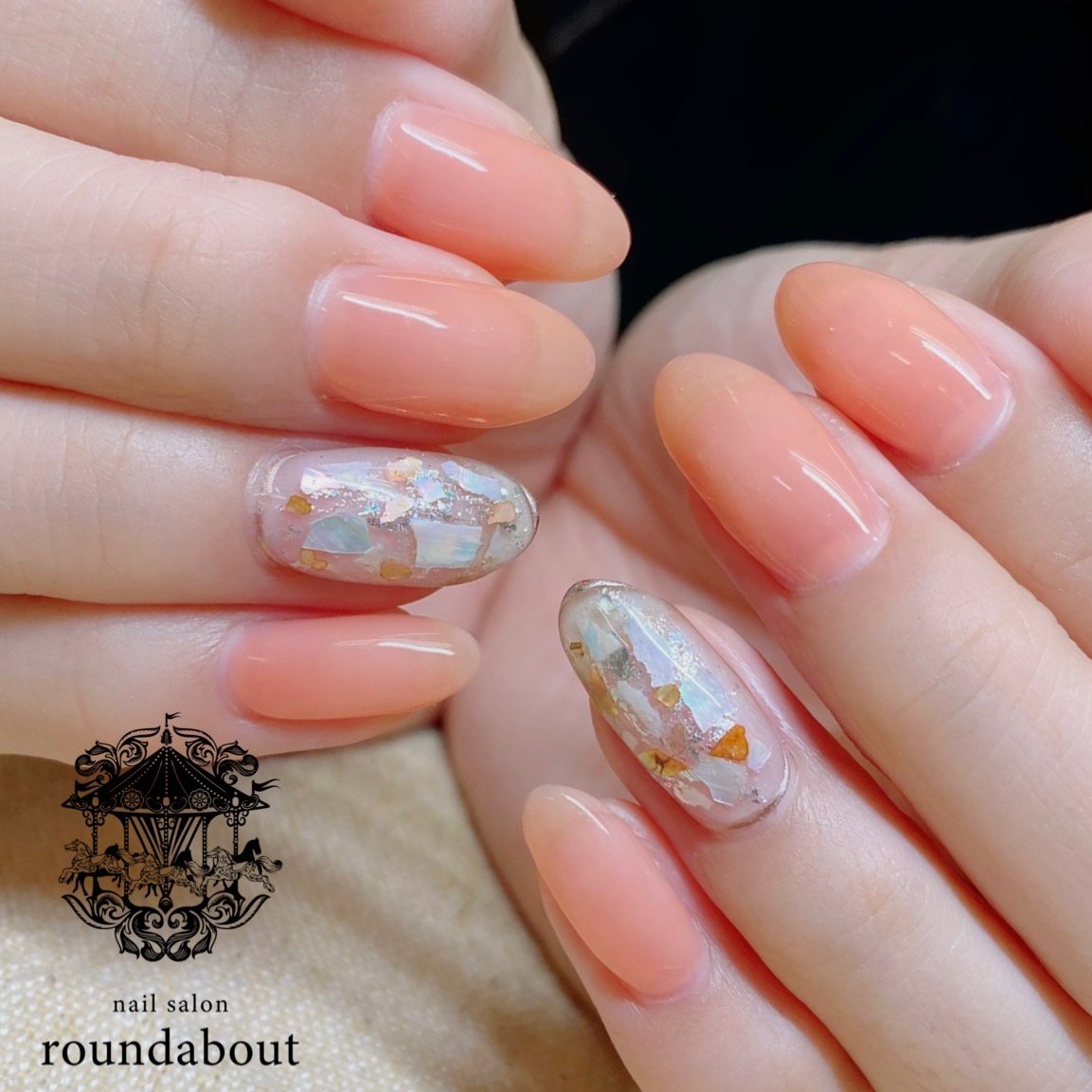 夏 秋 海 浴衣 ハンド Yuko Nail Salon Roundabout のネイルデザイン No ネイルブック