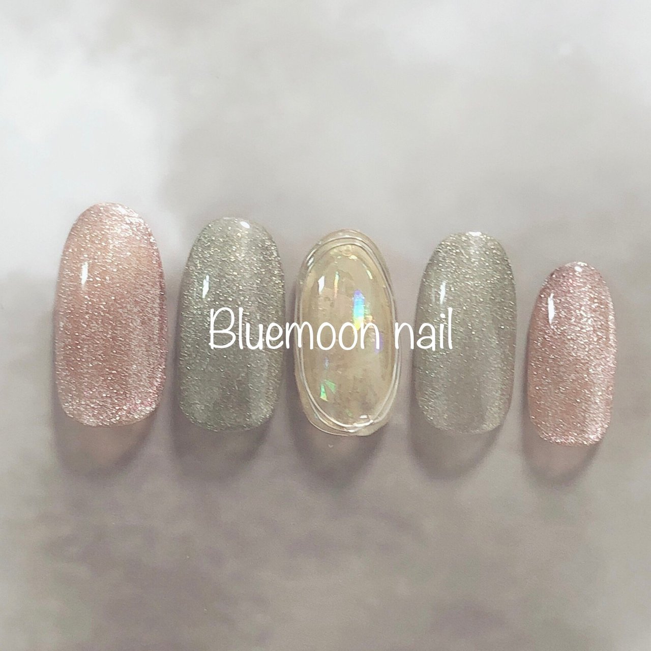 オールシーズン 旅行 ハンド ワンカラー ミディアム Bluemoon Nailのネイルデザイン No ネイルブック