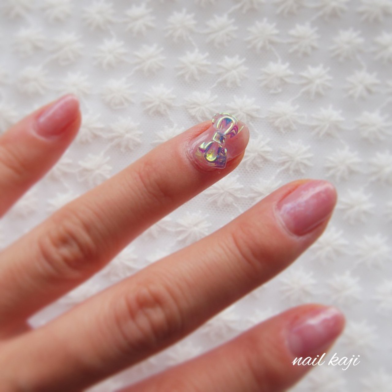 夏 オールシーズン ハンド 3d リボン Nail Kajiのネイルデザイン No ネイルブック