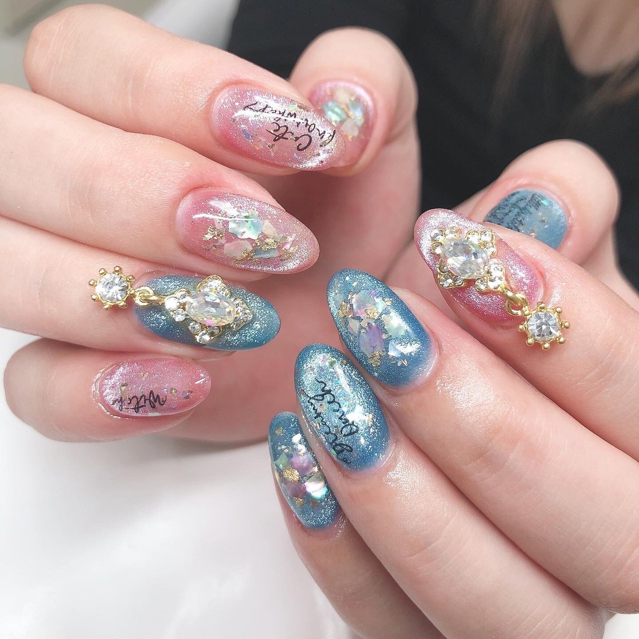 オールシーズン デート 女子会 ハンド ラメ Nail Salon Jasmineのネイルデザイン No ネイルブック