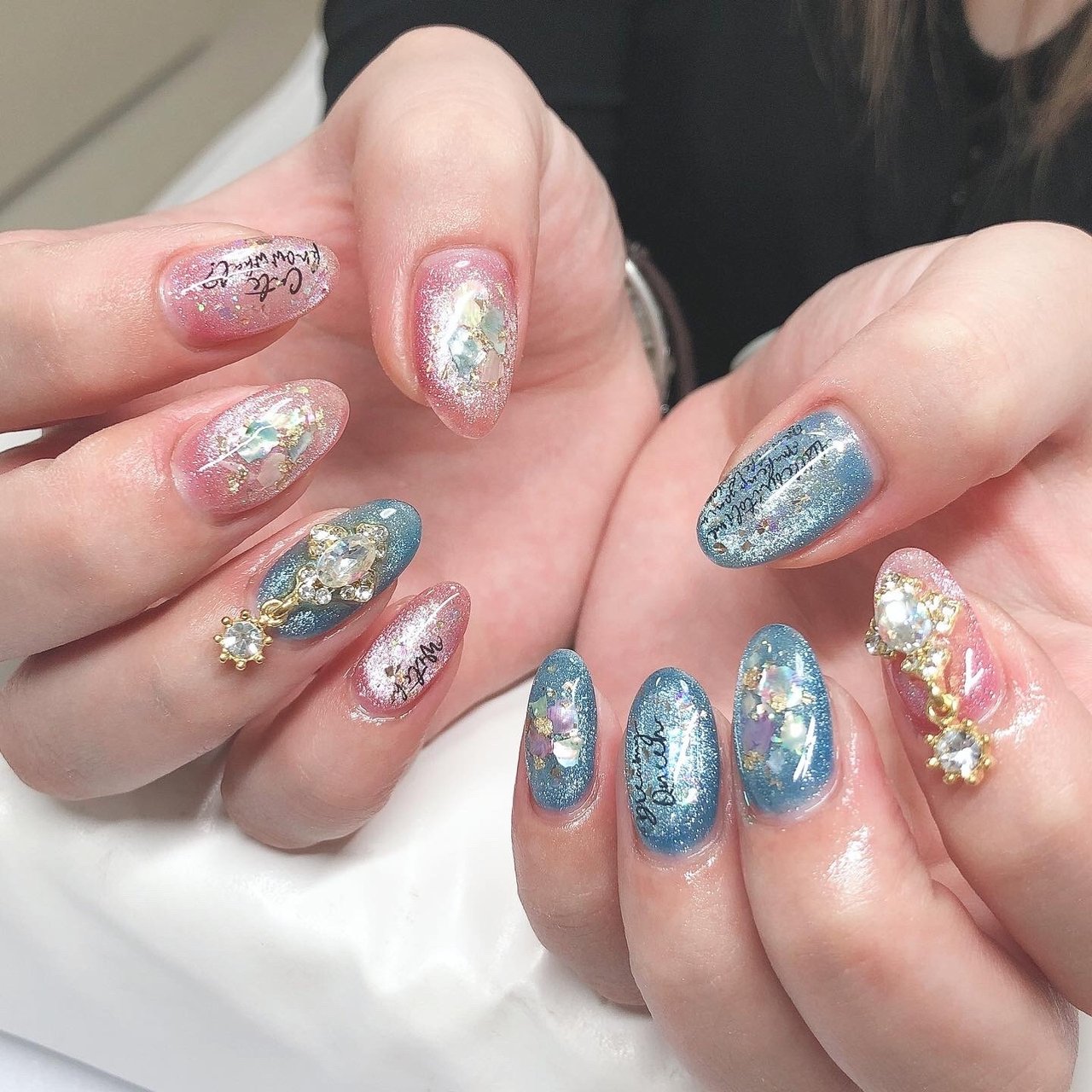 オールシーズン デート 女子会 ハンド ラメ Nail Salon Jasmineのネイルデザイン No ネイルブック