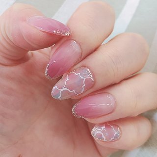 チェリーピンクのネイルデザイン ネイルブック