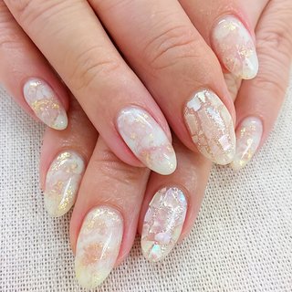 プロフ必読 様 ホワイトワンカラー シンプルネイル #ワンカラーネイル