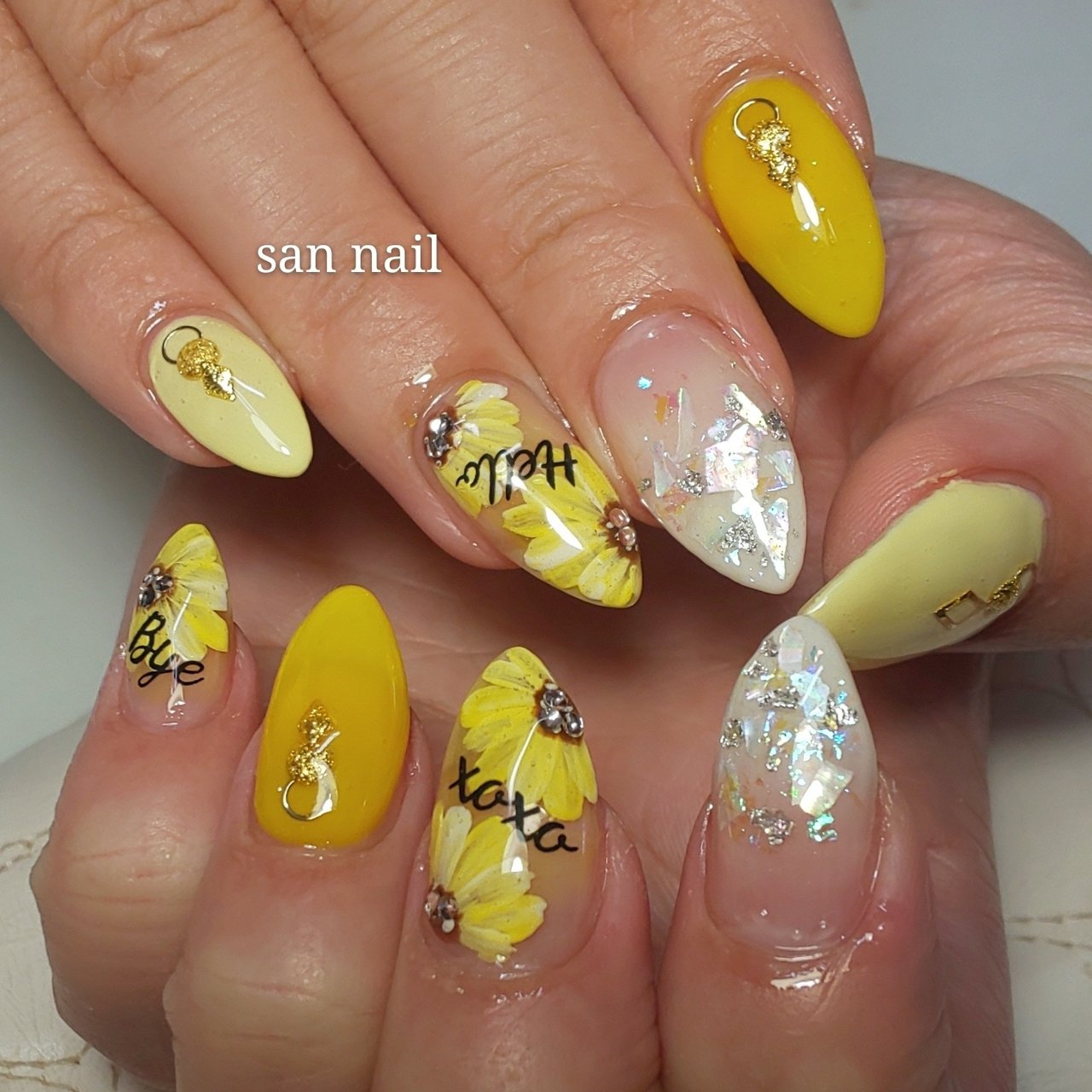 夏 オールシーズン デート 女子会 ハンド San Nailのネイルデザイン No ネイルブック