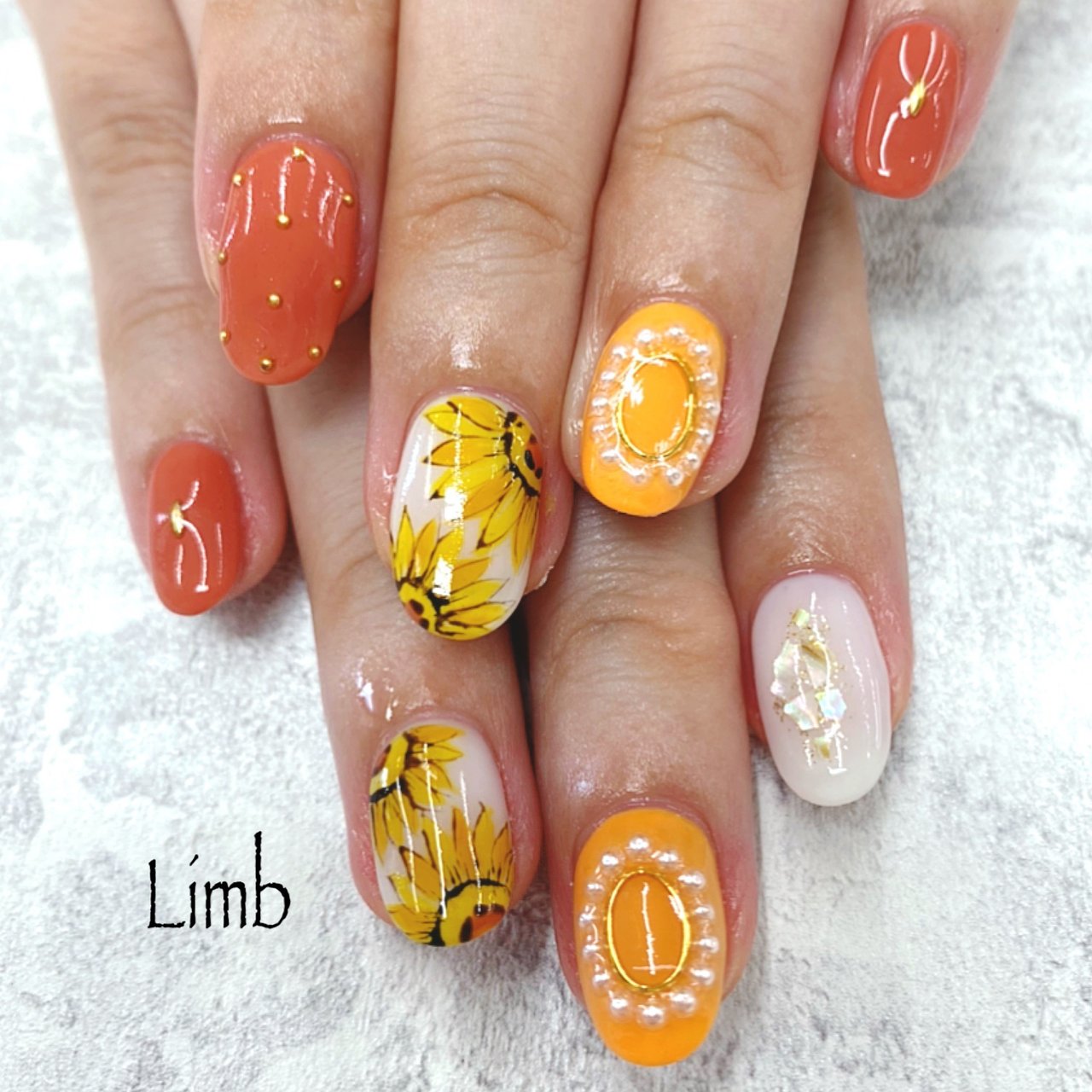 夏 海 リゾート デート ハンド Nail Salon Limb リム のネイルデザイン No ネイルブック