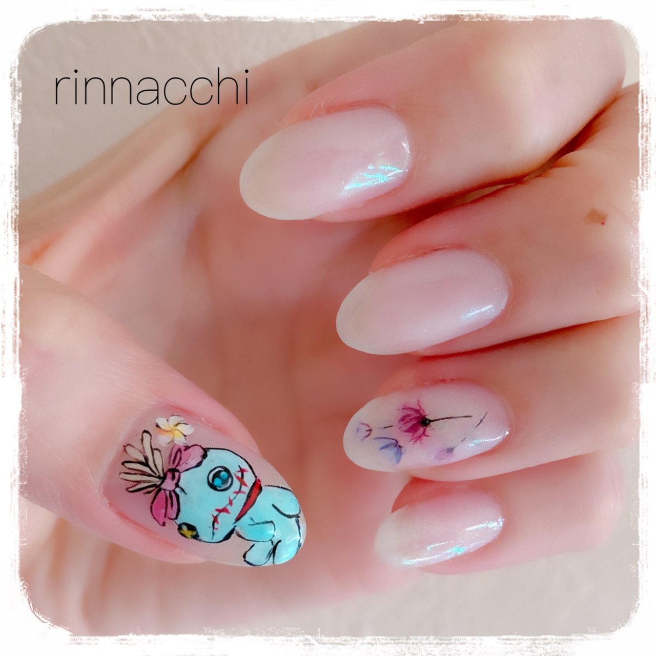 オールシーズン ハンド シンプル ワンカラー ミラー Rinnacchiのネイルデザイン No ネイルブック