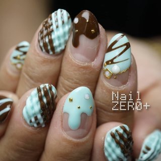 チョコミント紗々のネイルデザイン ネイルブック