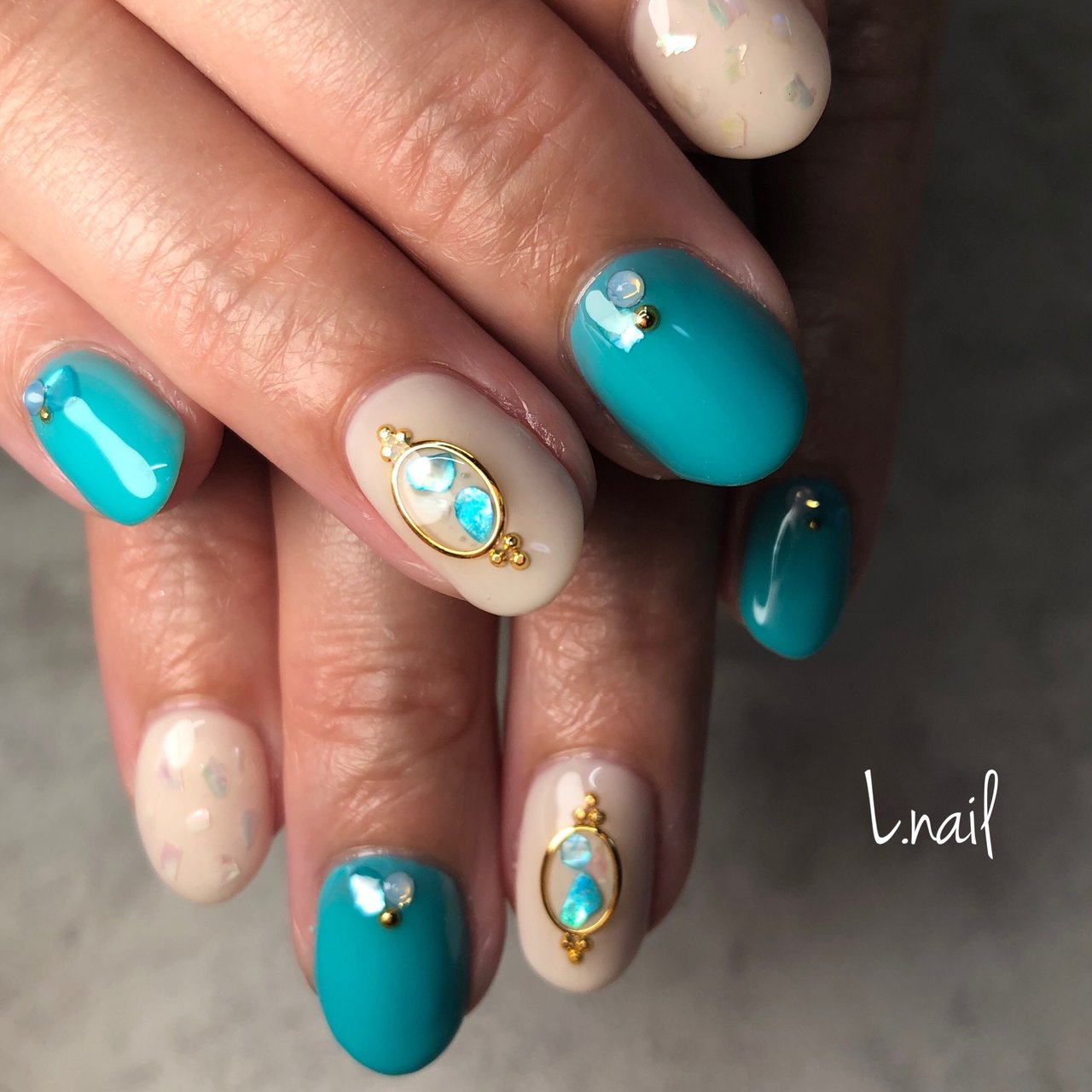 夏 海 リゾート 女子会 ハンド Lnail18のネイルデザイン No ネイルブック
