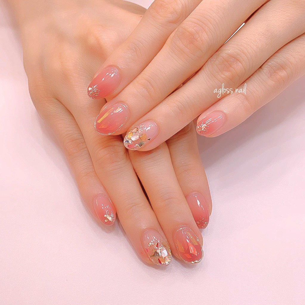 春 夏 秋 冬 ハンド Agloss Nailのネイルデザイン No ネイルブック