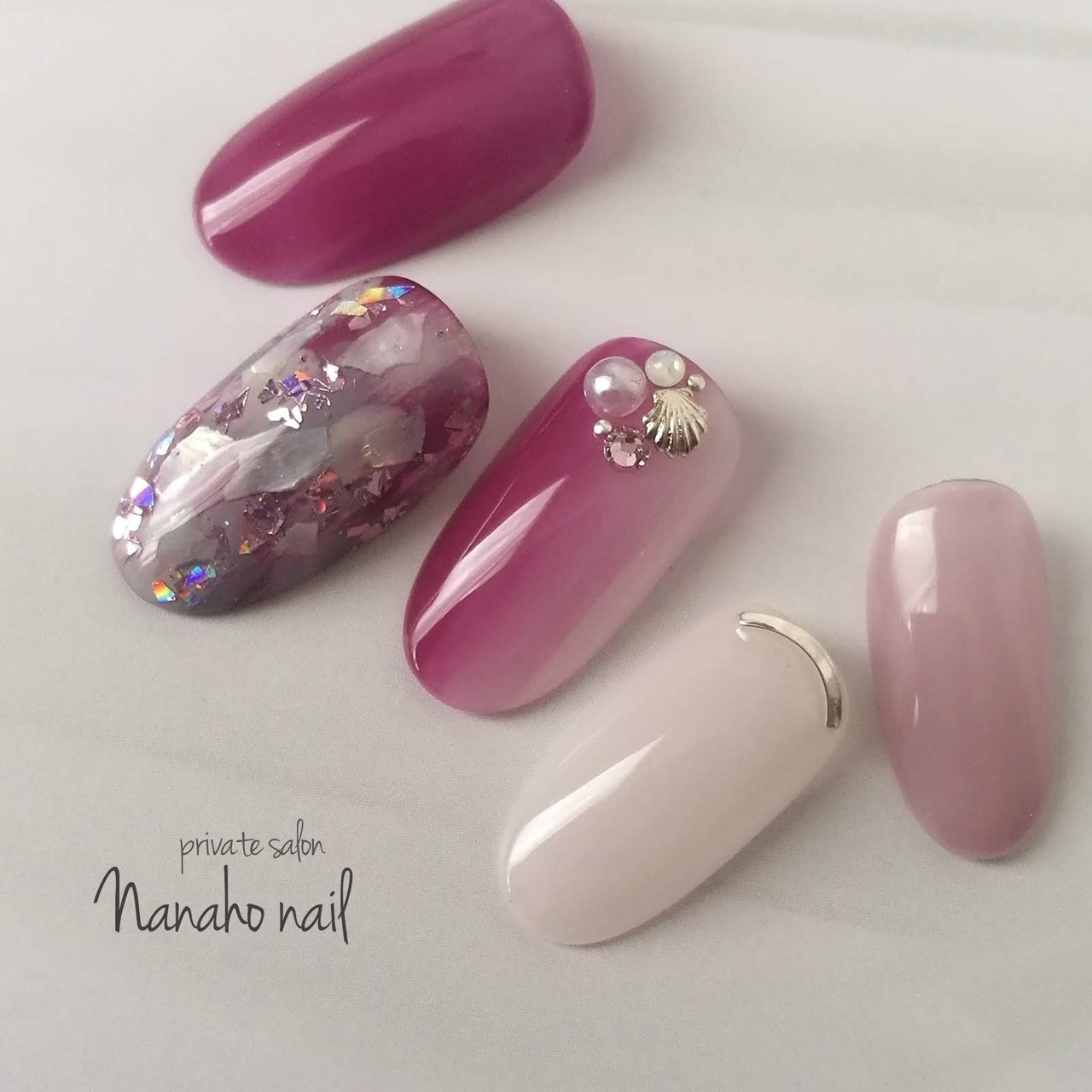 春 夏 ハンド グラデーション ラメ Nanaho Nail 大阪府八尾市 のネイルデザイン No ネイルブック