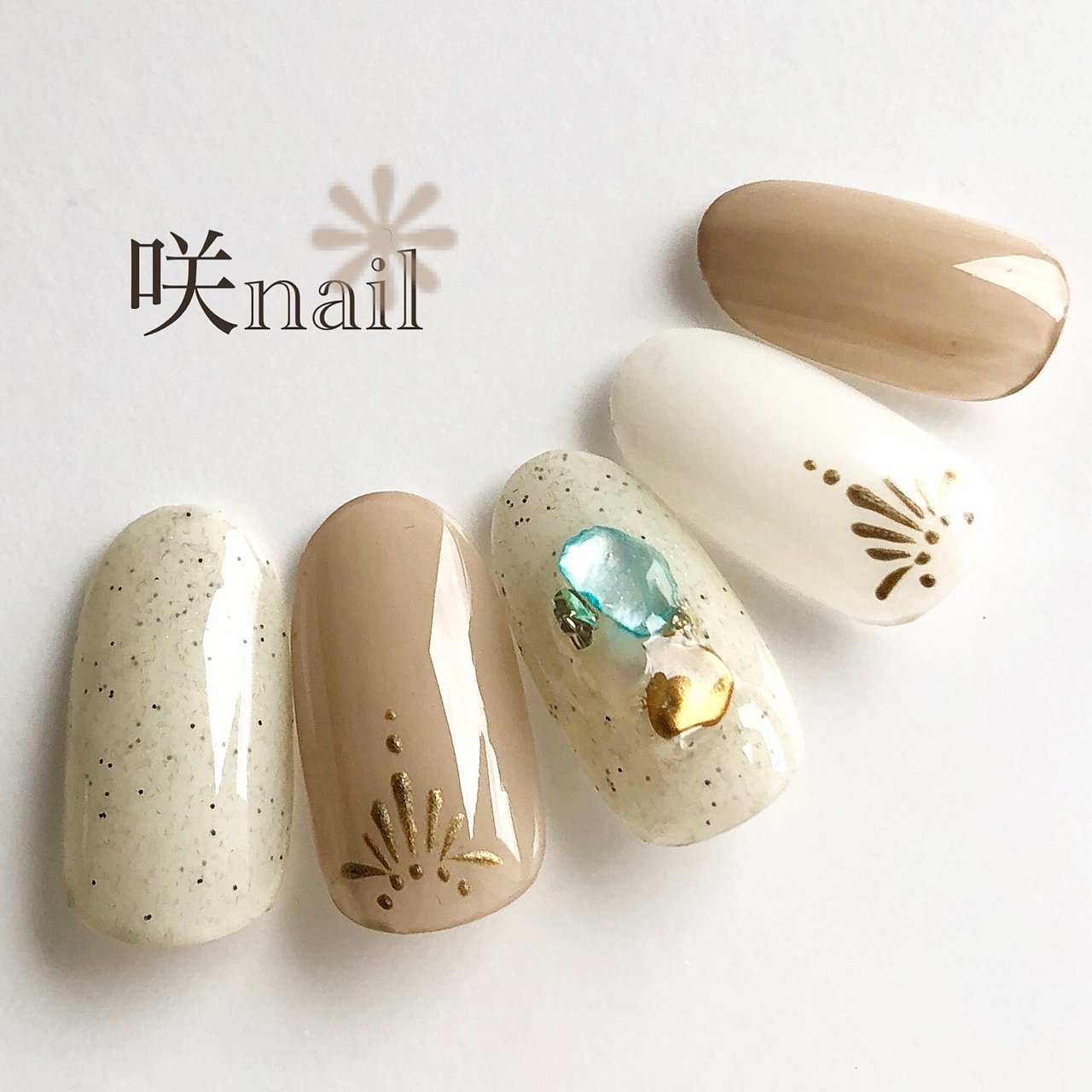 夏 海 リゾート オフィス ハンド 咲nail サキネイル のネイルデザイン No ネイルブック