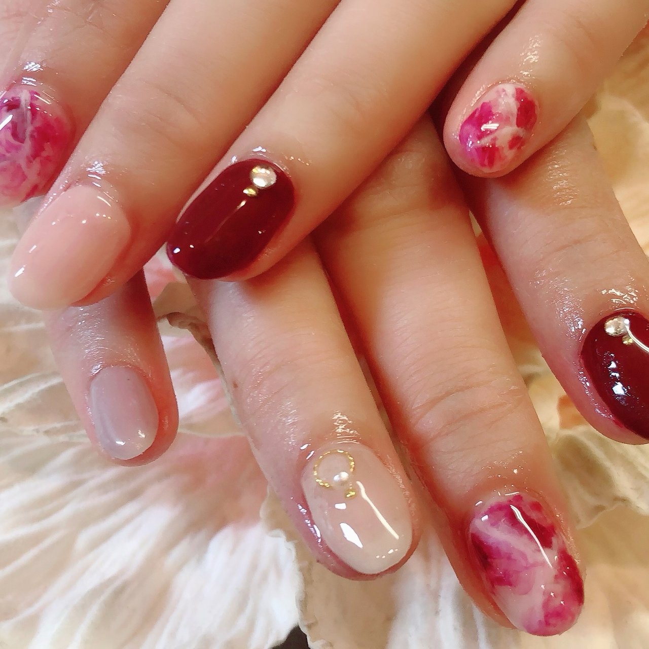 オールシーズン デート 女子会 ハンド ワンカラー Nail Salon Sakuraのネイルデザイン No ネイルブック