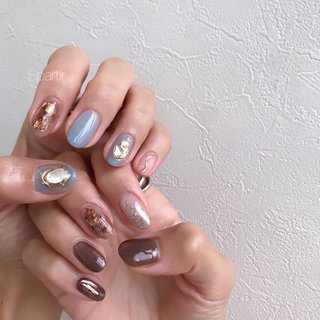 ブラウンネイルのネイルデザイン 1131ページ目 ネイルブック