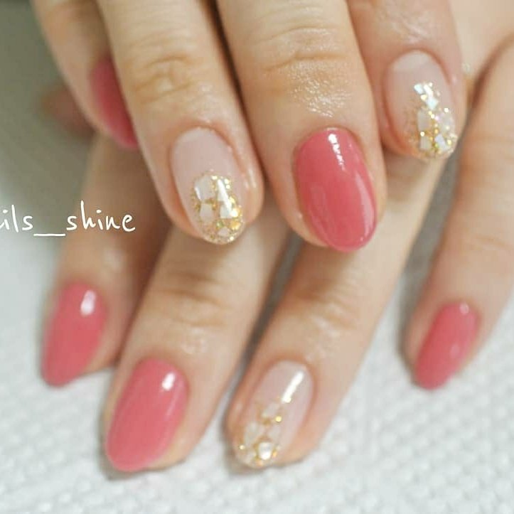 夏 オールシーズン オフィス デート ハンド Nailsshineのネイルデザイン No ネイルブック