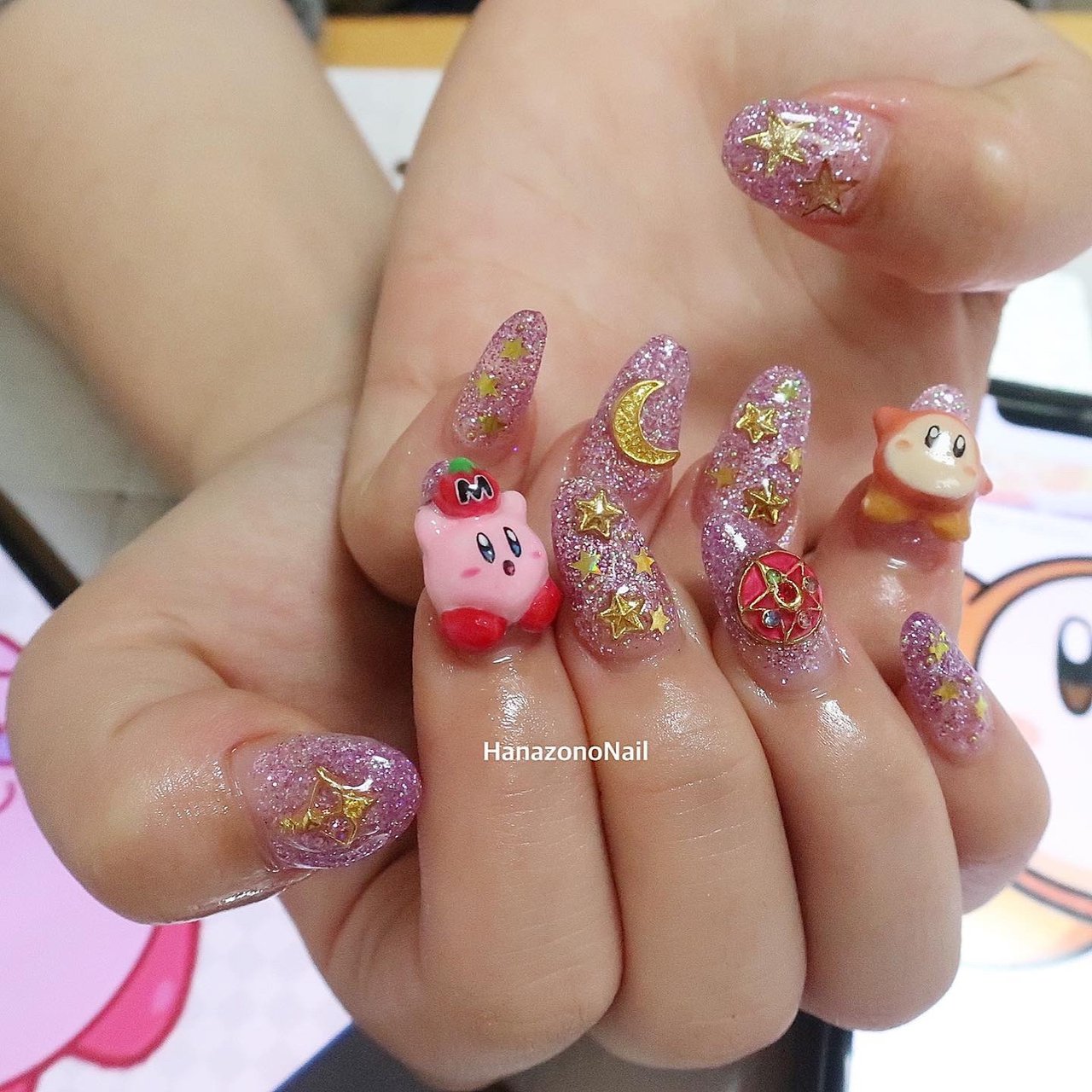 夏 オールシーズン ライブ パーティー ラメ Hanazono Nailのネイルデザイン No ネイルブック