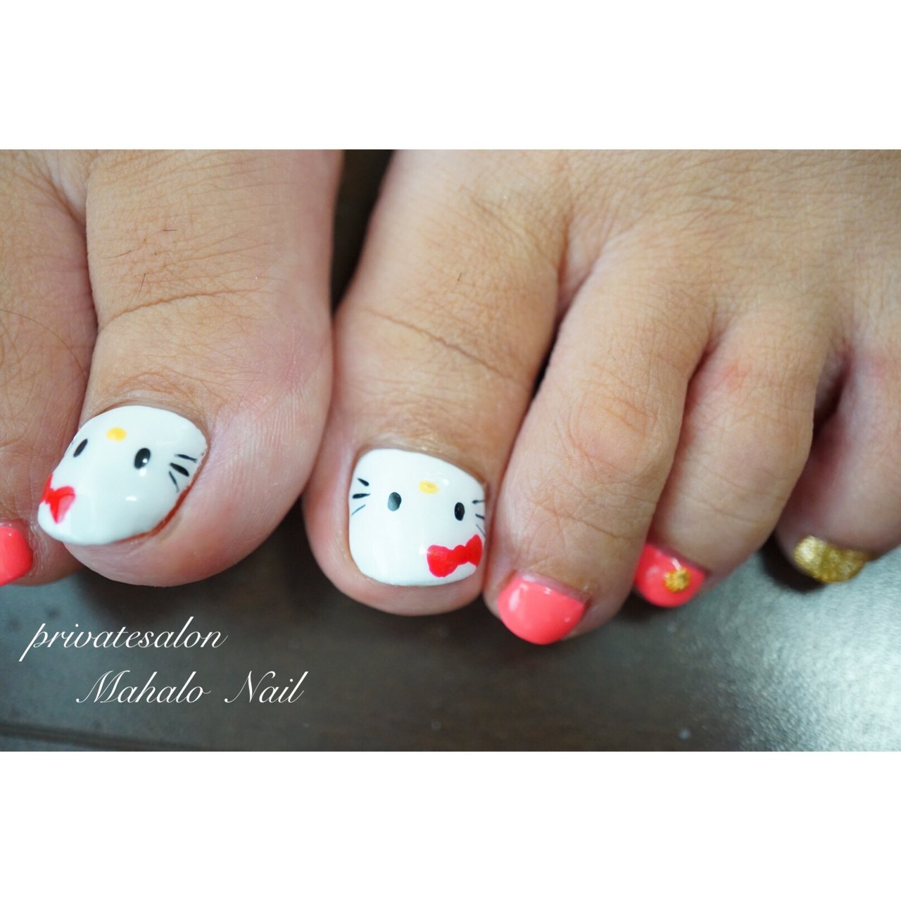 オールシーズン スポーツ デート 女子会 フット Mahalo Nailのネイルデザイン No ネイルブック