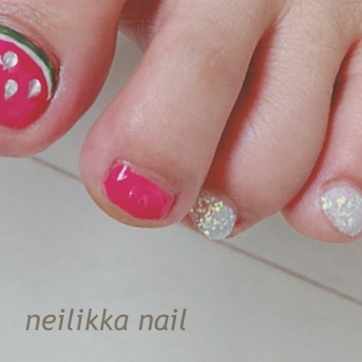 夏 海 リゾート ライブ フット Neilikka Nailのネイルデザイン No ネイルブック