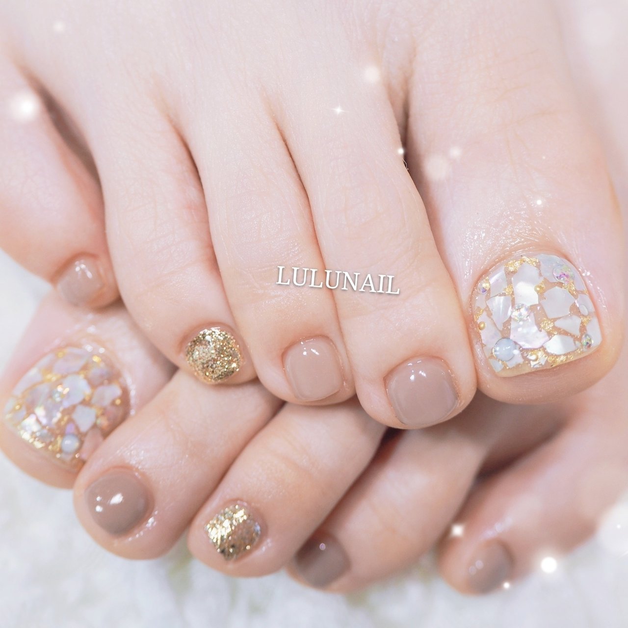 海 パーティー デート 女子会 フット 福岡県春日市lulunail ルルネイル Natsumiのネイルデザイン No ネイル ブック