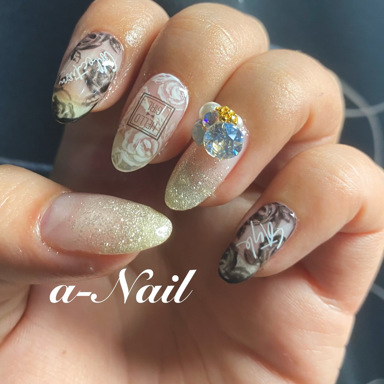 春 夏 オールシーズン パーティー ハンド A Nailのネイルデザイン No ネイルブック