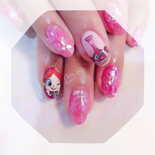 ハクション大魔王のネイルデザイン ネイルブック