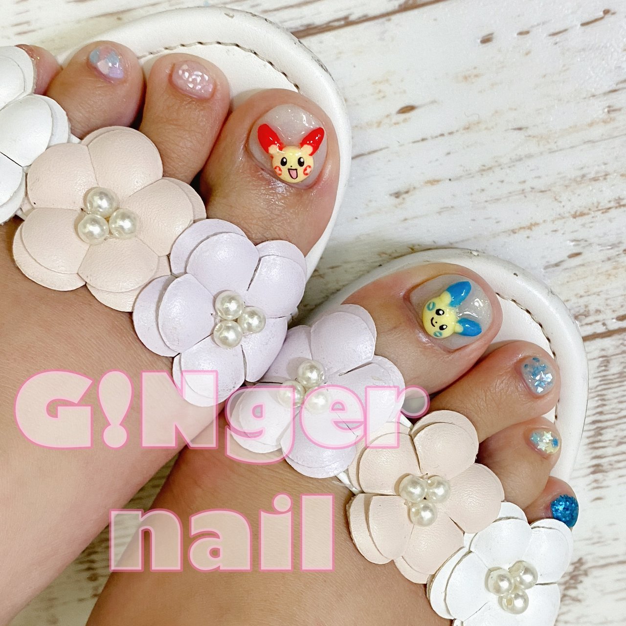 夏 オールシーズン パーティー 女子会 ハンド Ginger Nail 代々木 ジンジャーネイルのネイルデザイン No ネイルブック