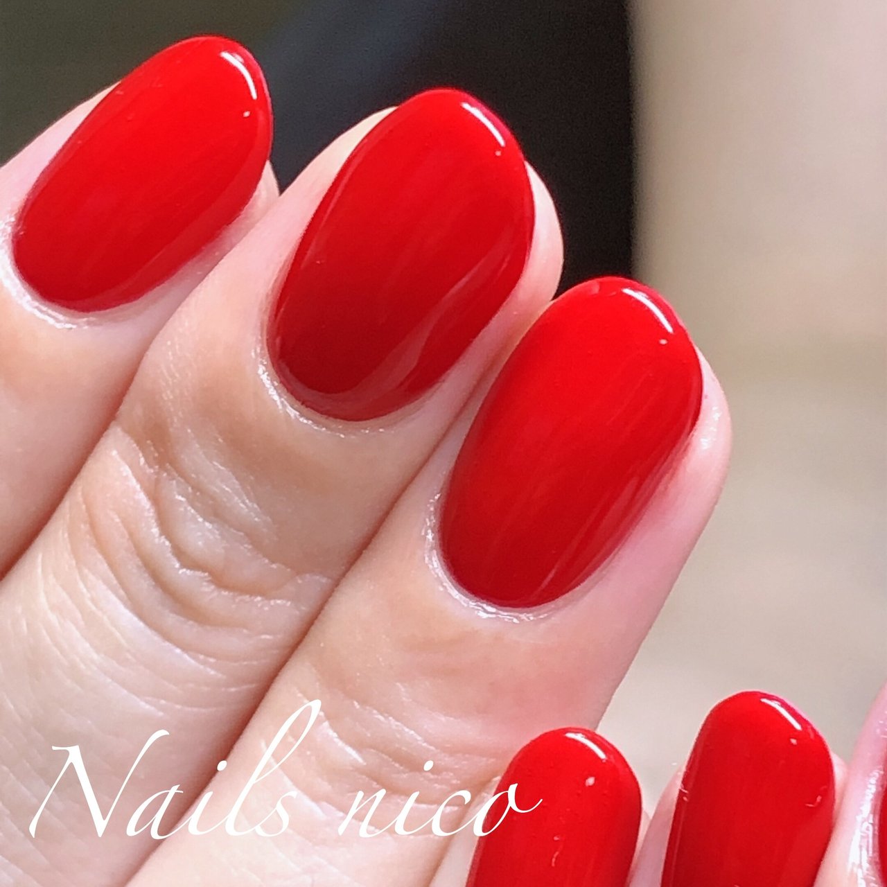 オールシーズン ハンド シンプル ワンカラー ショート 水戸市ネイル スクール Nails Nicoのネイルデザイン No ネイル ブック