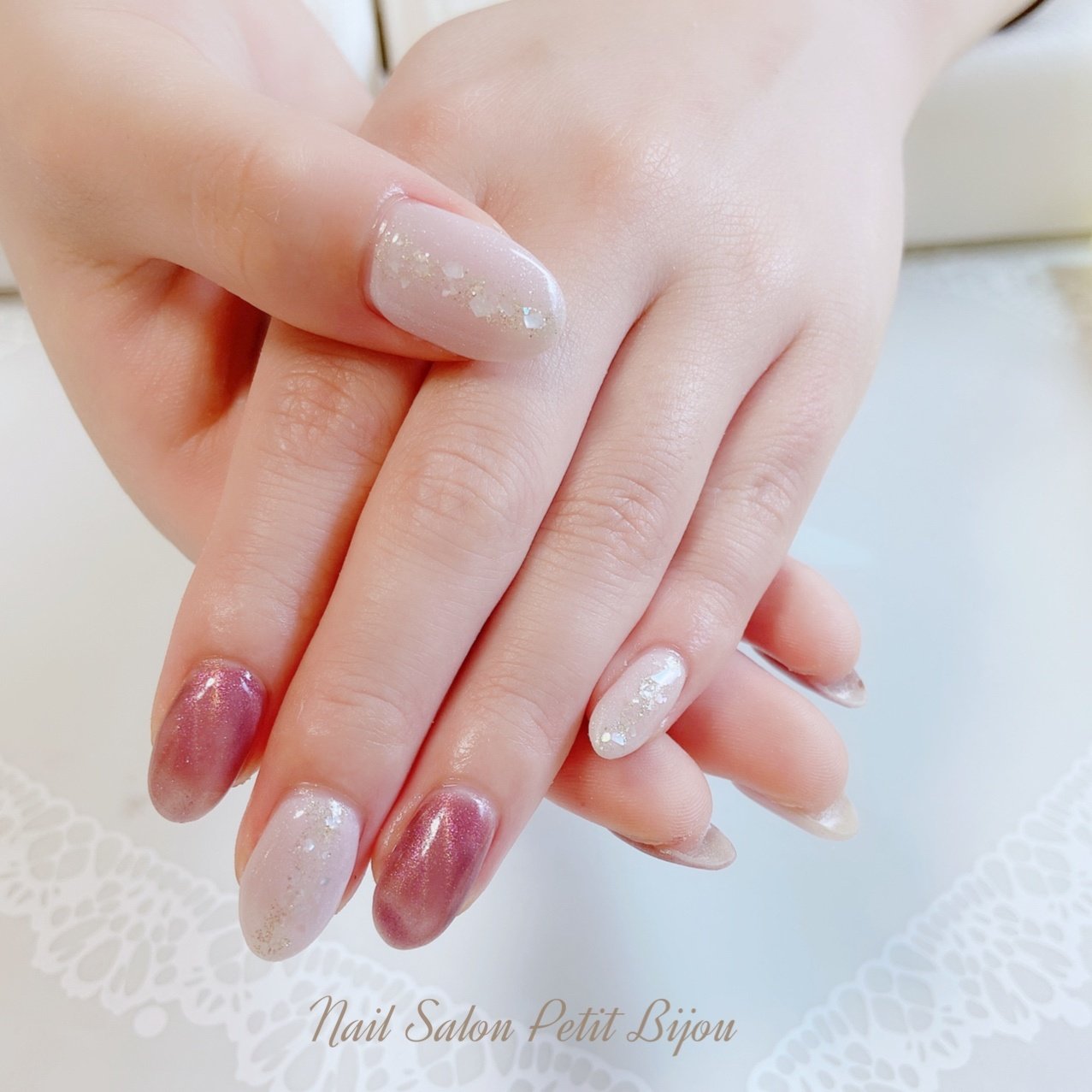 夏 オールシーズン オフィス ハンド シンプル Nail Salon Petit Bijouのネイルデザイン No ネイルブック