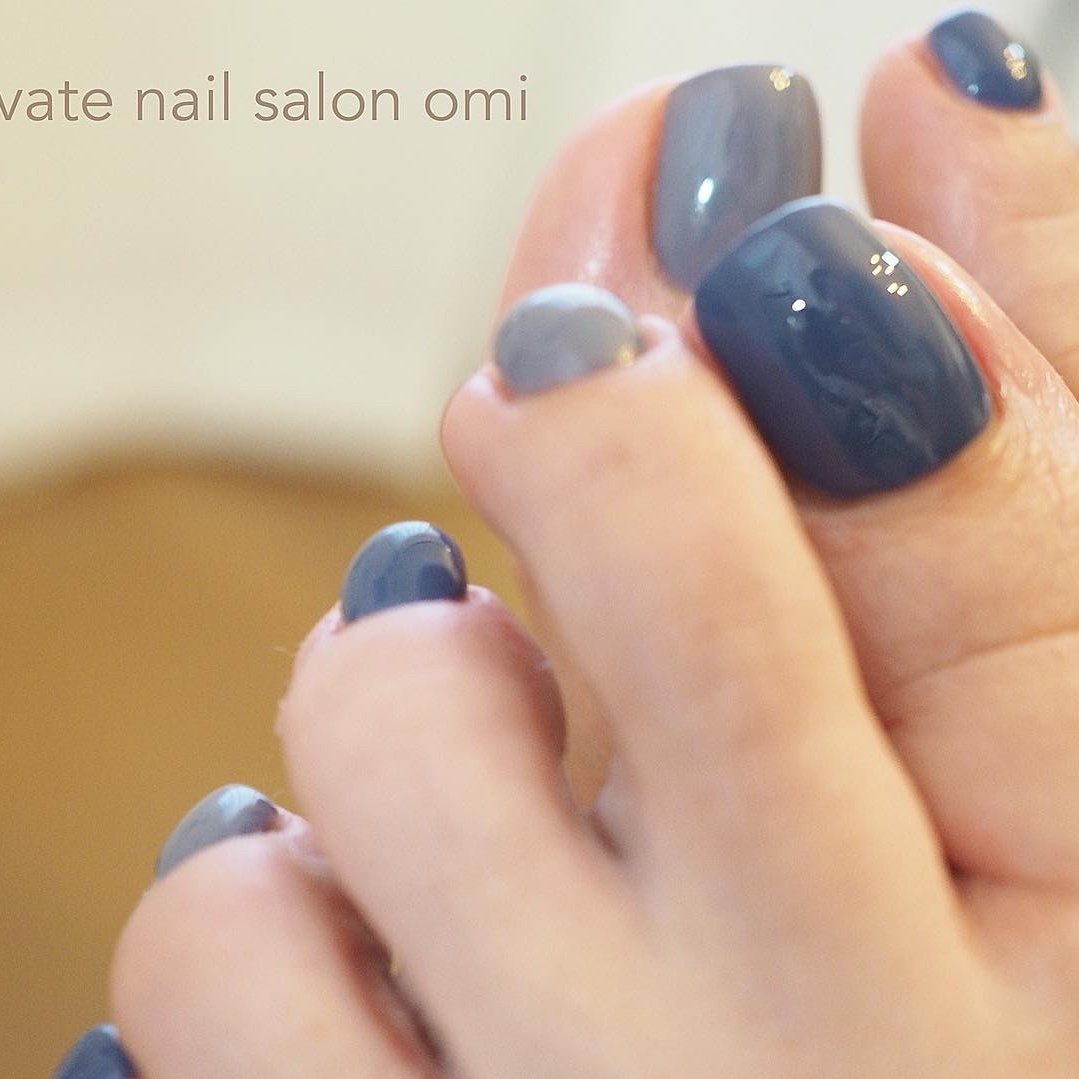オールシーズン 旅行 オフィス 女子会 フット Private Nail Salon Omiのネイルデザイン No ネイルブック