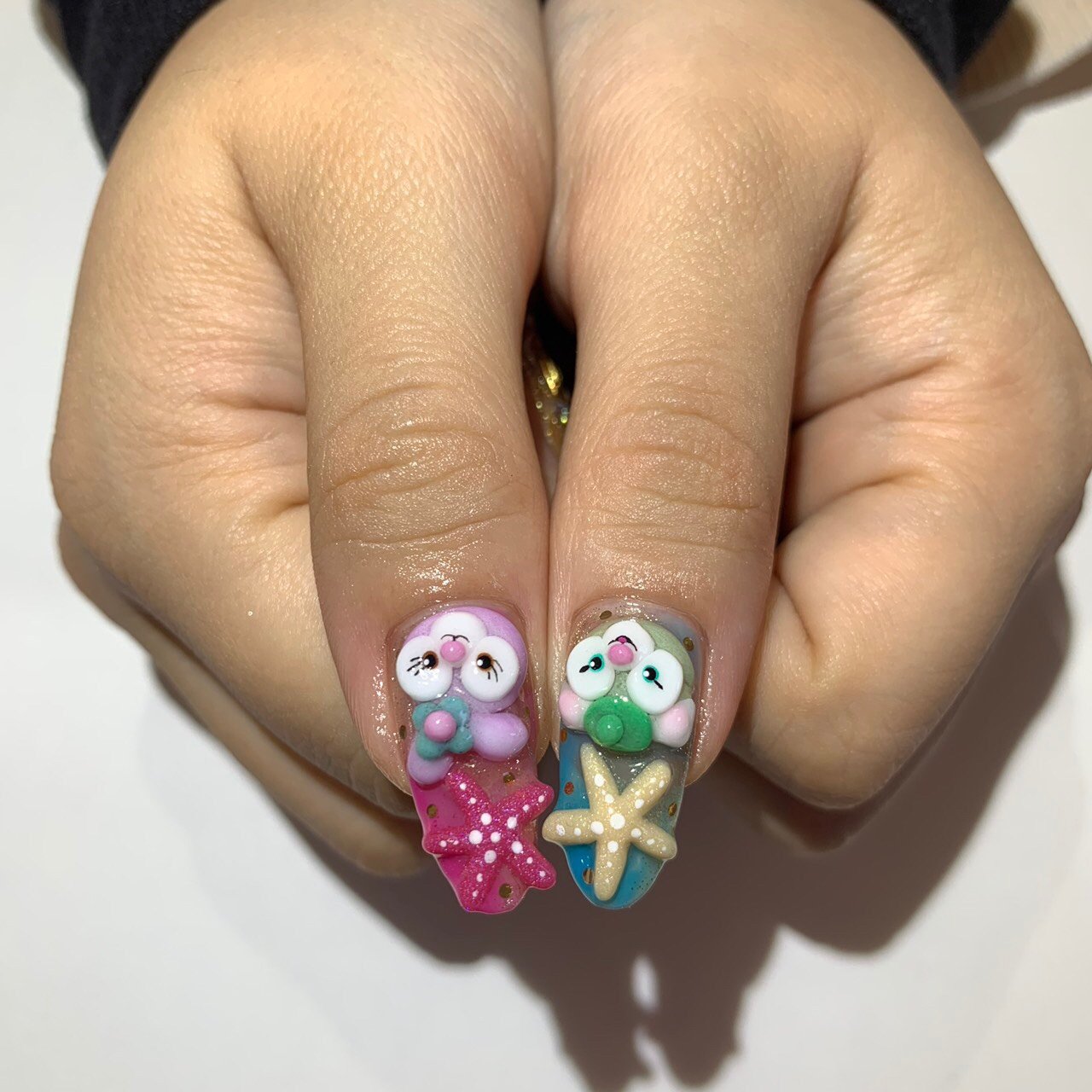 夏/旅行/海/リゾート/ハンド - sakitaro1007のネイルデザイン[No