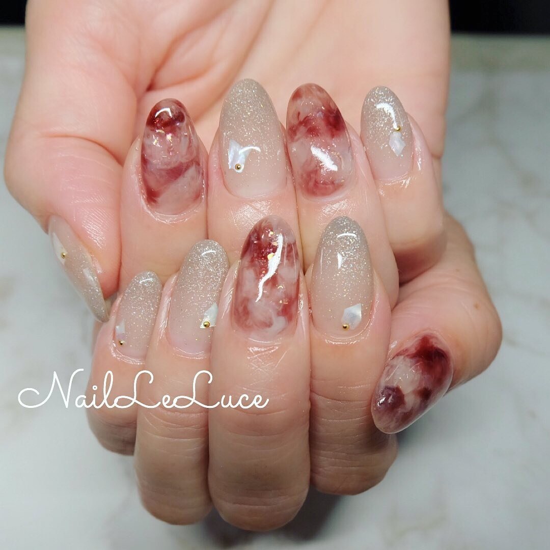 夏 秋 オールシーズン オフィス ハンド M Hirano ﾟ Nailleluce の ネイルデザイン No ネイルブック