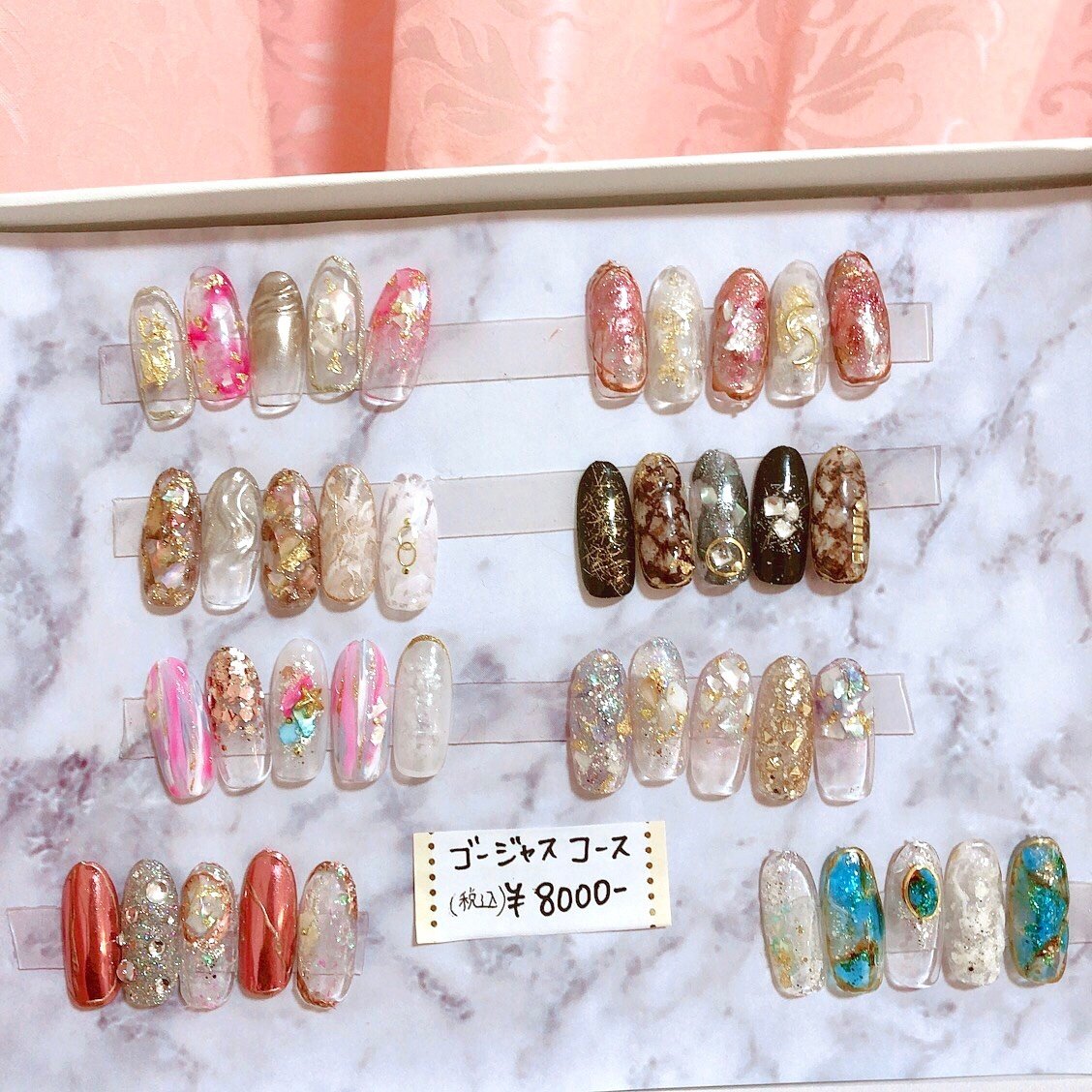 クリア ピンク 水色 Crystal R Nail Salon のネイルデザイン No ネイルブック