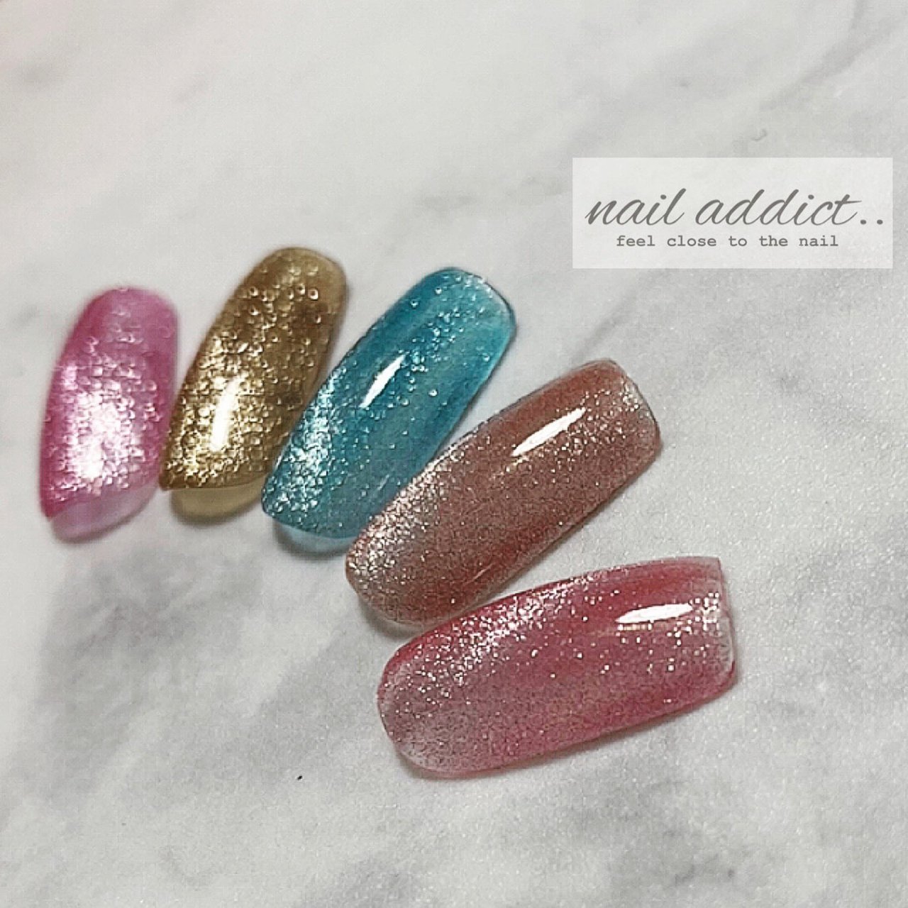夏 オールシーズン デート 女子会 ハンド Nail Addict 下関ネイルアディクト 大人の為のネイルサロンのネイルデザイン No ネイルブック