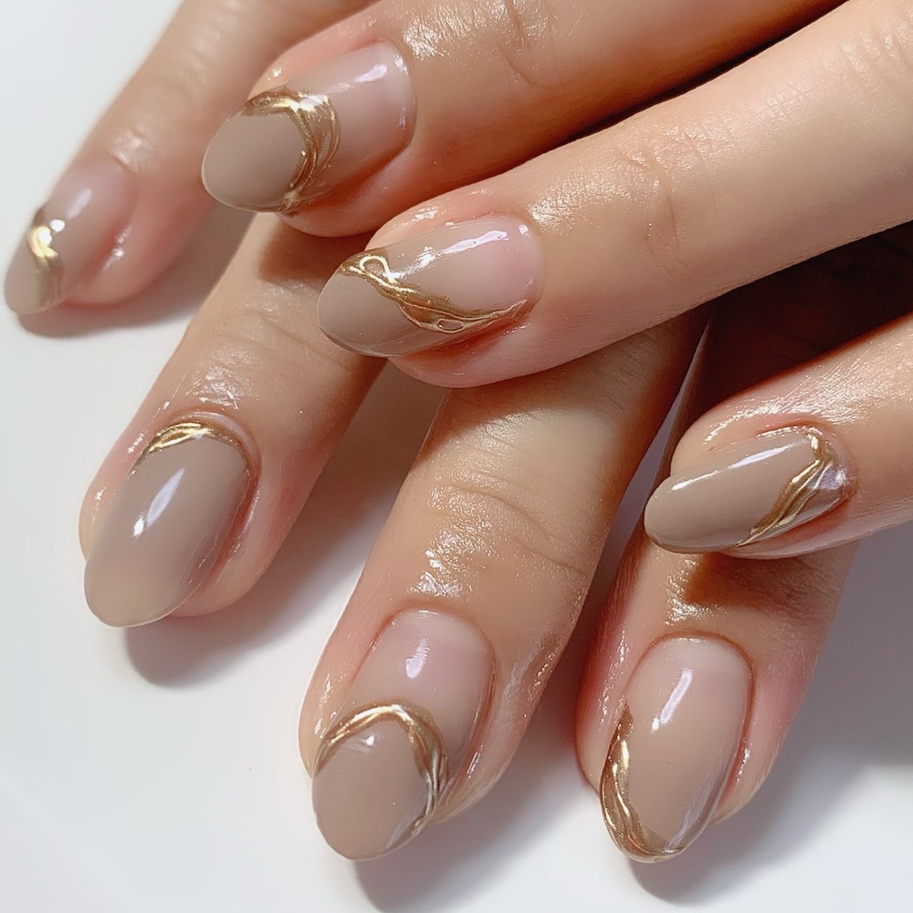 夏 秋 オールシーズン オフィス ハンド Nailsalonchanceのネイルデザイン No ネイルブック