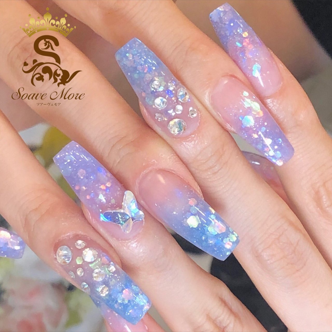 夏 ハンド シンプル グラデーション ロング Soave More Lisaのネイルデザイン No ネイルブック