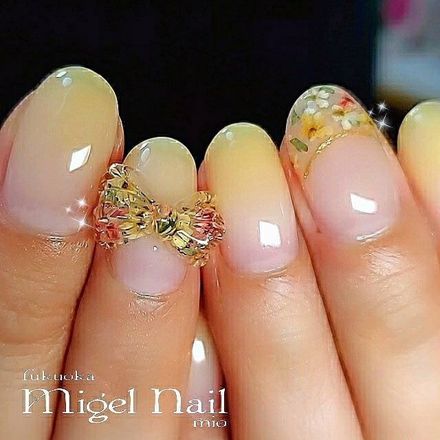 オールシーズン ブライダル パーティー デート フレンチ Migel Nailのネイルデザイン No ネイルブック