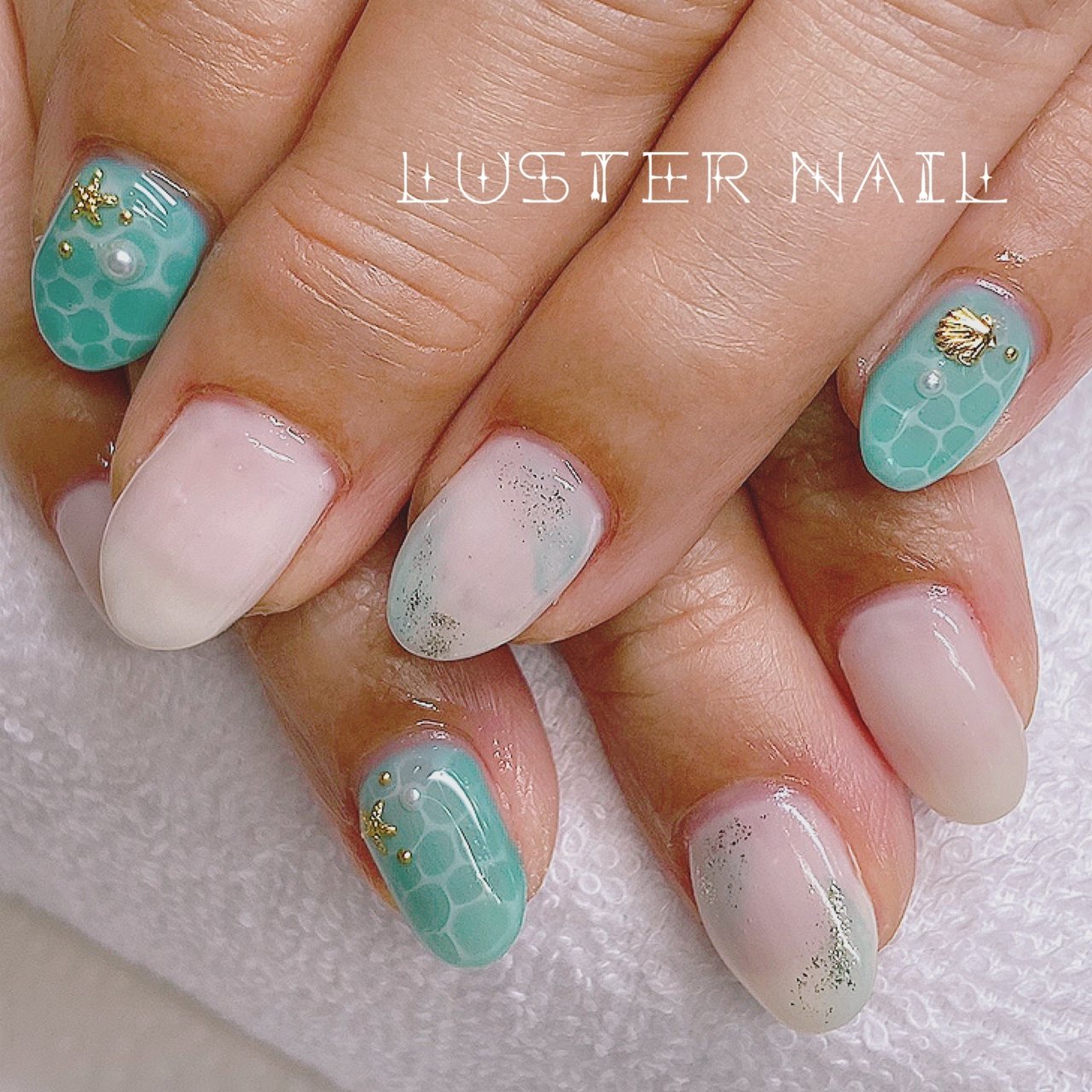 夏 海 リゾート 女子会 ハンド Lusternailのネイルデザイン No ネイルブック