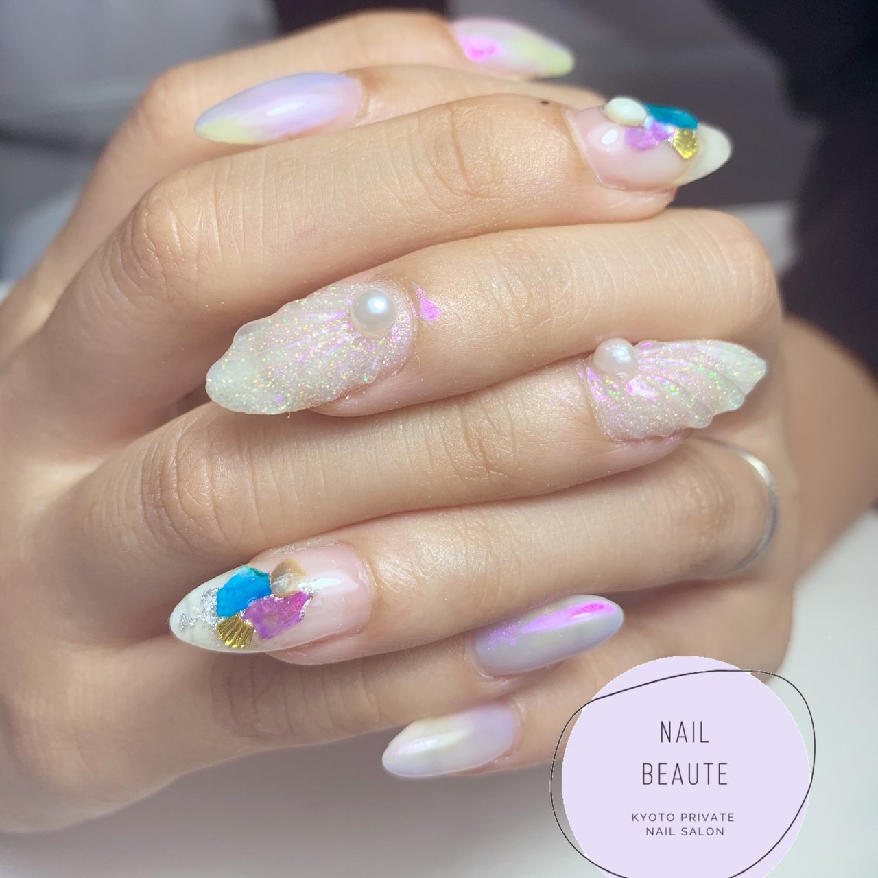 夏 旅行 海 リゾート ハンド 京都 Nail Beauteのネイルデザイン No ネイルブック