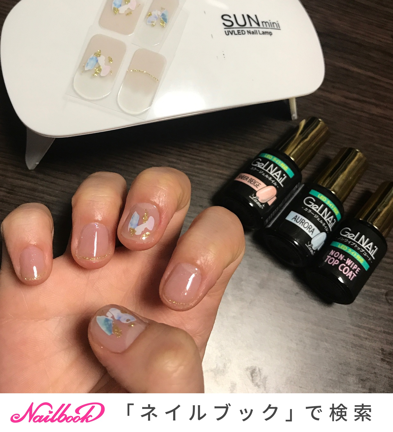 夏 ハンド ショート ジェル ゆんちゃんのネイルデザイン No ネイルブック