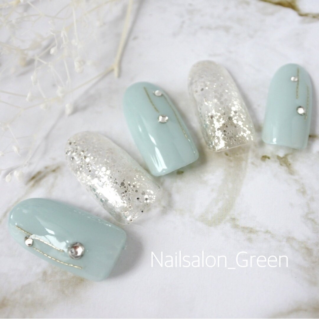 夏 梅雨 デート 女子会 ハンド Nailsalon Greenのネイルデザイン No 5507069 ネイルブック